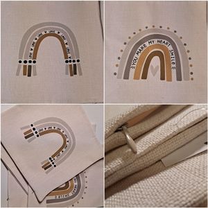 🛋Love Rainbow Boho Cover Pillow Set of 4🌈